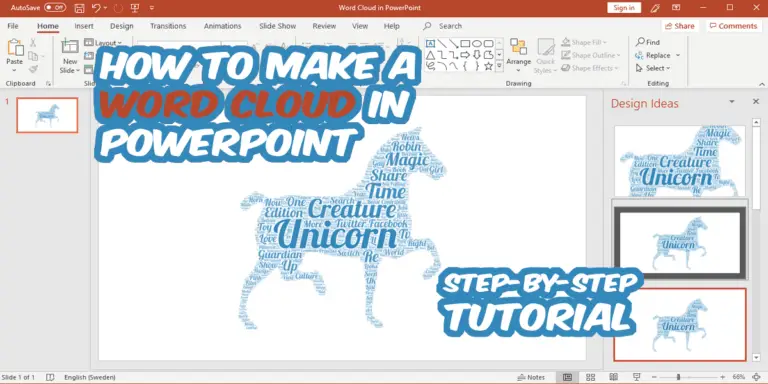 Solved How To Make A Word Cloud In Powerpoint Step By Step