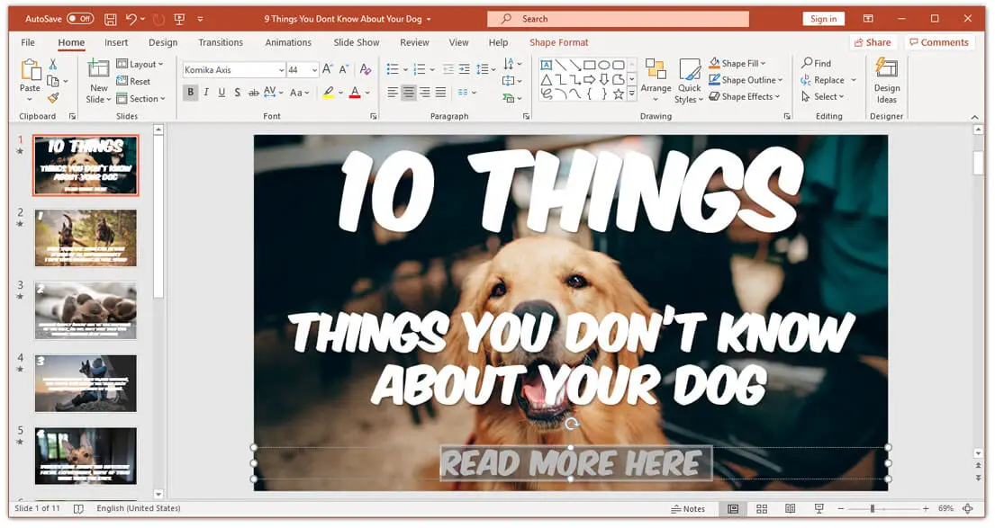how to create a powerpoint hyperlink