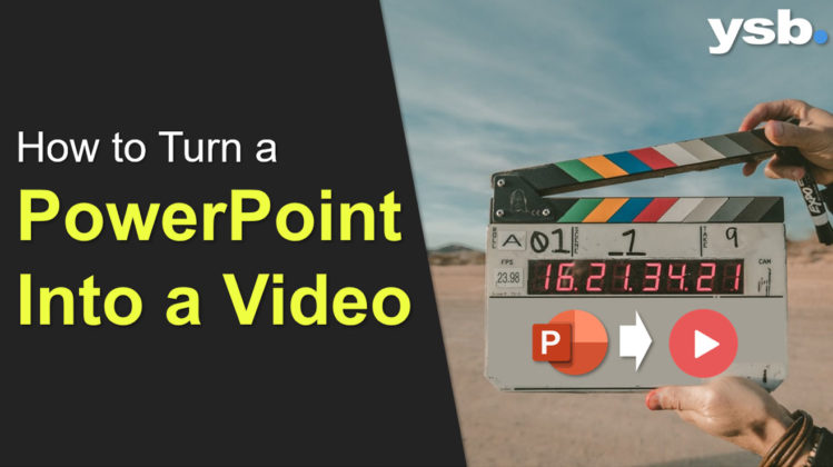 turn powerpoint presentation into video