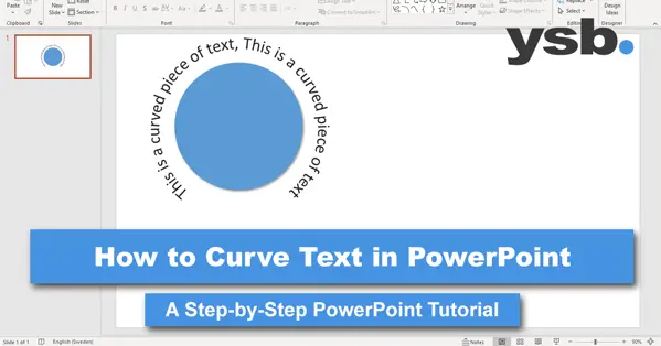 How to curve text in PowerPoint