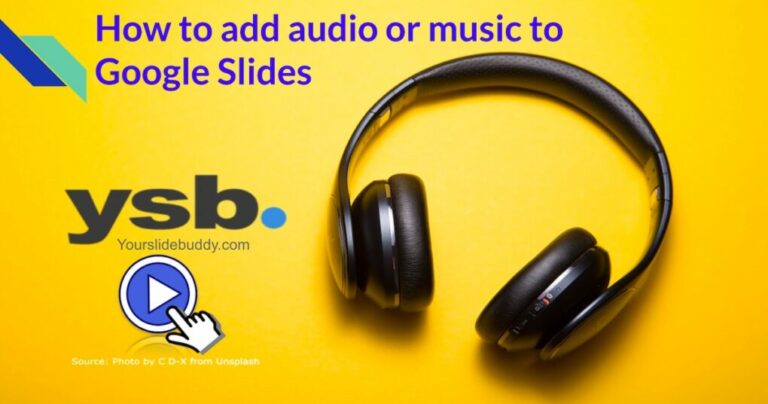How To Add Audio or Sound to Google Slides